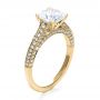 14k Yellow Gold 14k Yellow Gold Diamond Engagement Ring - Top View -  196 - Thumbnail