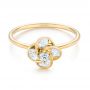 14k Yellow Gold 14k Yellow Gold Diamond Engagement Ring - Flat View -  103675 - Thumbnail