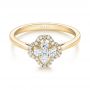 14k Yellow Gold 14k Yellow Gold Diamond Engagement Ring - Flat View -  103683 - Thumbnail