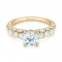 14k Yellow Gold 14k Yellow Gold Diamond Engagement Ring - Flat View -  103905 - Thumbnail