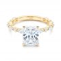 14k Yellow Gold 14k Yellow Gold Diamond Engagement Ring - Flat View -  106640 - Thumbnail