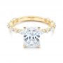 18k Yellow Gold 18k Yellow Gold Diamond Engagement Ring - Flat View -  106640 - Thumbnail