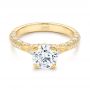 14k Yellow Gold 14k Yellow Gold Diamond Engagement Ring - Flat View -  106644 - Thumbnail