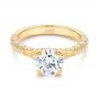 14k Yellow Gold 14k Yellow Gold Diamond Engagement Ring - Flat View -  106644 - Thumbnail
