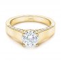 14k Yellow Gold 14k Yellow Gold Diamond Engagement Ring - Flat View -  106664 - Thumbnail