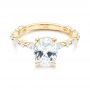 14k Yellow Gold 14k Yellow Gold Diamond Engagement Ring - Flat View -  106727 - Thumbnail