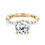14k Yellow Gold 14k Yellow Gold Diamond Engagement Ring - Flat View -  106861 - Thumbnail
