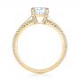 14k Yellow Gold 14k Yellow Gold Diamond Engagement Ring - Front View -  103078 - Thumbnail