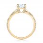 18k Yellow Gold 18k Yellow Gold Diamond Engagement Ring - Front View -  103078 - Thumbnail