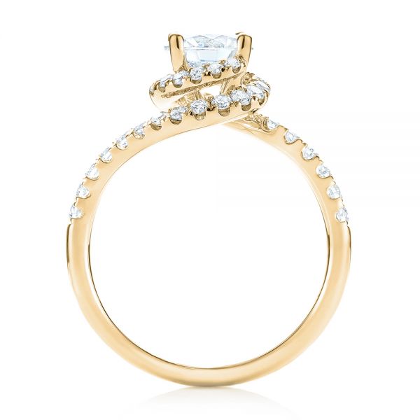 14k Yellow Gold 14k Yellow Gold Diamond Engagement Ring - Front View -  103833