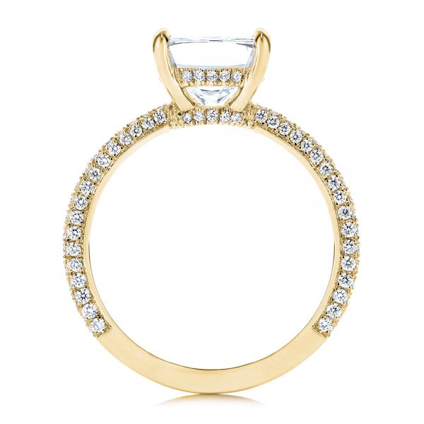 14k Yellow Gold 14k Yellow Gold Diamond Engagement Ring - Front View - 106439