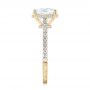 14k Yellow Gold 14k Yellow Gold Diamond Engagement Ring - Side View -  103714 - Thumbnail