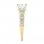 18k Yellow Gold 18k Yellow Gold Diamond Engagement Ring - Side View -  103905 - Thumbnail