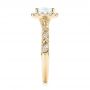 18k Yellow Gold 18k Yellow Gold Diamond Engagement Ring - Side View -  103908 - Thumbnail