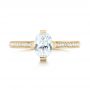 14k Yellow Gold 14k Yellow Gold Diamond Engagement Ring - Top View -  103266 - Thumbnail