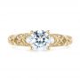 14k Yellow Gold 14k Yellow Gold Diamond Engagement Ring - Top View -  103901 - Thumbnail