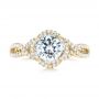 14k Yellow Gold 14k Yellow Gold Diamond Engagement Ring - Top View -  103903 - Thumbnail