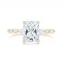 14k Yellow Gold 14k Yellow Gold Diamond Engagement Ring - Top View -  106640 - Thumbnail
