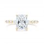 18k Yellow Gold 18k Yellow Gold Diamond Engagement Ring - Top View -  106640 - Thumbnail