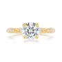 14k Yellow Gold 14k Yellow Gold Diamond Engagement Ring - Top View -  106644 - Thumbnail