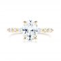 18k Yellow Gold 18k Yellow Gold Diamond Engagement Ring - Top View -  106727 - Thumbnail