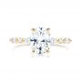 14k Yellow Gold 14k Yellow Gold Diamond Engagement Ring - Top View -  106727 - Thumbnail