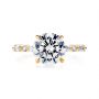 18k Yellow Gold 18k Yellow Gold Diamond Engagement Ring - Top View -  106861 - Thumbnail