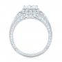  Platinum Platinum Diamond Halo Engagement Ring - Front View -  103910 - Thumbnail