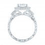  Platinum Platinum Diamond Halo Engagement Ring - Front View -  103602 - Thumbnail