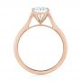 14k Rose Gold 14k Rose Gold Diamond Solitaire Engagement Ring - Front View -  103977 - Thumbnail