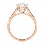 18k Rose Gold 18k Rose Gold Diamond Solitaire Engagement Ring - Front View -  104171 - Thumbnail