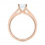 18k Rose Gold 18k Rose Gold Diamond Solitaire Engagement Ring - Front View -  104185 - Thumbnail