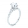  Platinum Platinum Diamond Solitaire Engagement Ring - Three-Quarter View -  104171 - Thumbnail