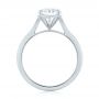 14k White Gold 14k White Gold Diamond Solitaire Engagement Ring - Front View -  103977 - Thumbnail
