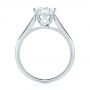 14k White Gold 14k White Gold Diamond Solitaire Engagement Ring - Front View -  104171 - Thumbnail