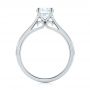 18k White Gold 18k White Gold Diamond Solitaire Engagement Ring - Front View -  104186 - Thumbnail