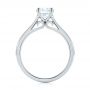 14k White Gold 14k White Gold Diamond Solitaire Engagement Ring - Front View -  104186 - Thumbnail