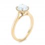 18k Yellow Gold 18k Yellow Gold Diamond Solitaire Engagement Ring - Three-Quarter View -  103977 - Thumbnail