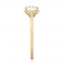 18k Yellow Gold 18k Yellow Gold Diamond Solitaire Engagement Ring - Side View -  103977 - Thumbnail
