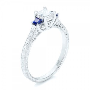Princess Cut Engagement Rings Custom Design in Bellevue and Seattle