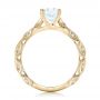 18k Yellow Gold 18k Yellow Gold Diamond In Filigree Engagement Ring - Front View -  102788 - Thumbnail