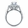  18K Gold Double Halo Engagement Ring - Vanna K - Front View -  100088 - Thumbnail