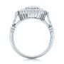 Double Halo Sapphire And Diamond Engagement Ring - Front View -  101986 - Thumbnail
