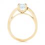 14k Yellow Gold 14k Yellow Gold Double Strand Solitaire Diamond Engagement Ring - Front View -  105179 - Thumbnail