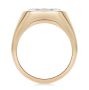 14k Rose Gold 14k Rose Gold East West Moval Diamond Engagement Ring - Front View -  108341 - Thumbnail