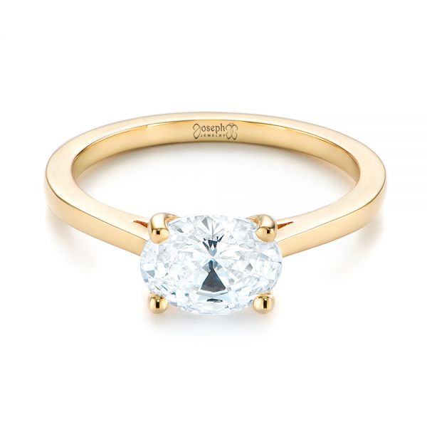 Horizontal Oval Engagement Ring 2024 | towncentervb.com