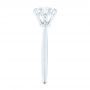 14k White Gold 14k White Gold Elegant Solitaire Engagement Ring - Side View -  103299 - Thumbnail
