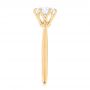 14k Yellow Gold 14k Yellow Gold Elegant Solitaire Engagement Ring - Side View -  103295 - Thumbnail