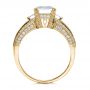 14k Yellow Gold 14k Yellow Gold Emerald Cut Diamond Engagement Ring - Front View -  192 - Thumbnail
