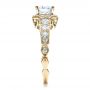 14k Yellow Gold 14k Yellow Gold Engagement Ring Tapered Diamond Side Stones - Vanna K - Side View -  100042 - Thumbnail